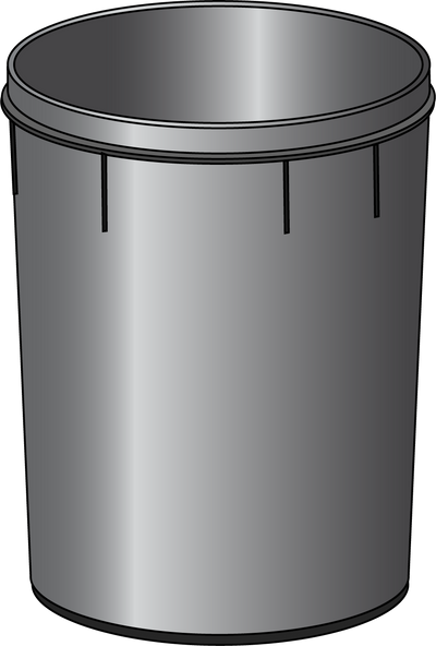 322006 3L Pedal Bin Bucket White