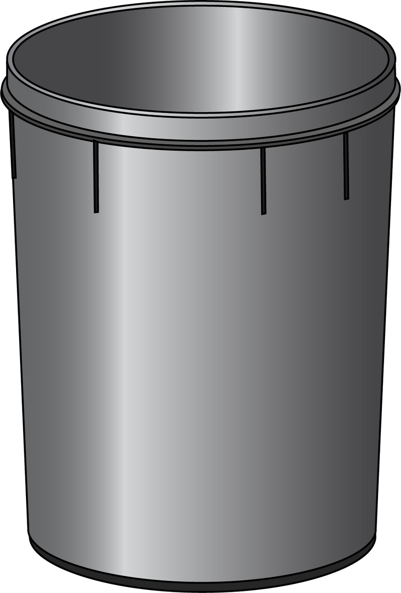 322006 3L Pedal Bin Bucket White