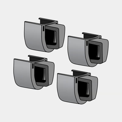 Arm Caps Wallfix Set of 4