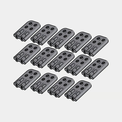 Connectors Line Rotary Set of 16