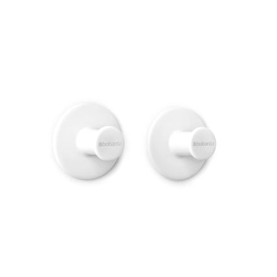 Towel Hook, Set of 2 Pieces White