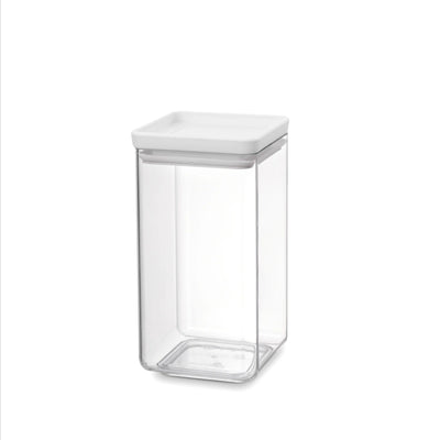Tasty+ Square Canister 1.6 litre Light Grey