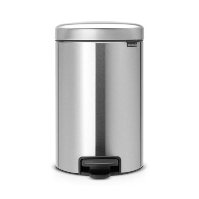 NewIcon Pedal Bin 20L FPP Matte Steel