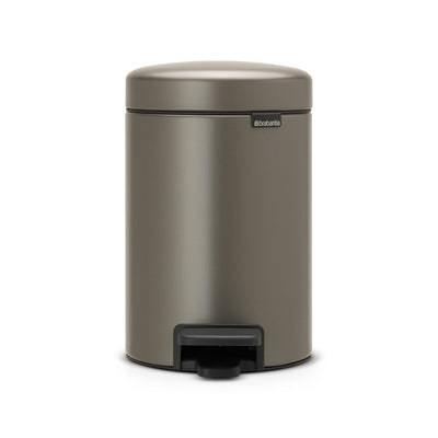 NewIcon Pedal Bin 3L Platinum
