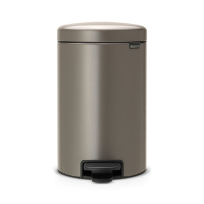 NewIcon Pedal Bin 12L Platinum