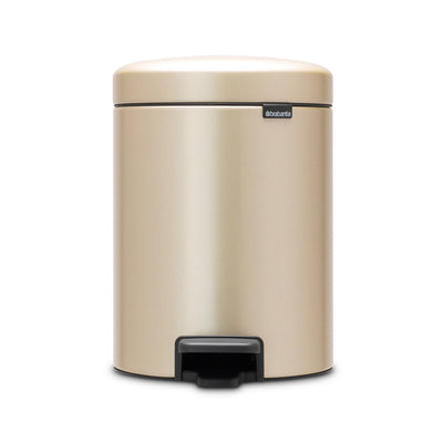 NewICON Pedal Bin 5L Metallic Gold