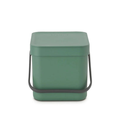 Sort & Go Waste Bin 6l Fir Green