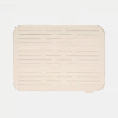 Silicone Dish Drying Mat Soft Beige