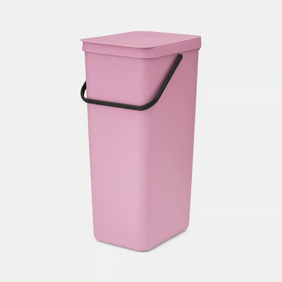 Sort & Go Waste Bin 40L Lilac Pink