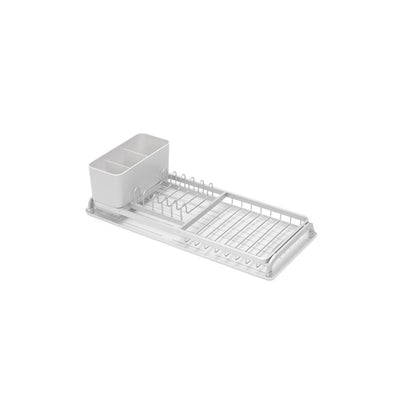 Compact Dish Drying Rack Light Grey