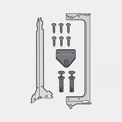 Mounting Set for Built-in Bin De Luxe