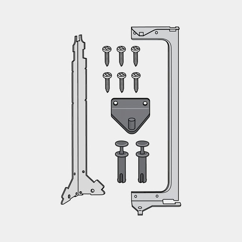Mounting Set for Built-in Bin De Luxe